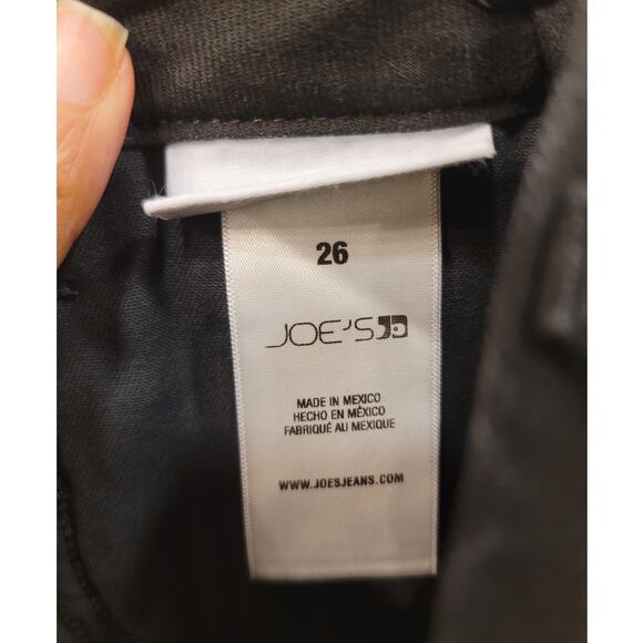 Joe's High Rise Curvy Bootcut Jeans in Black - Picture 4 of 7